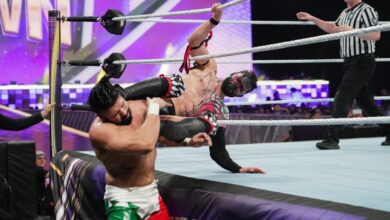 demon finn balor, andrade, andrade el idolo
