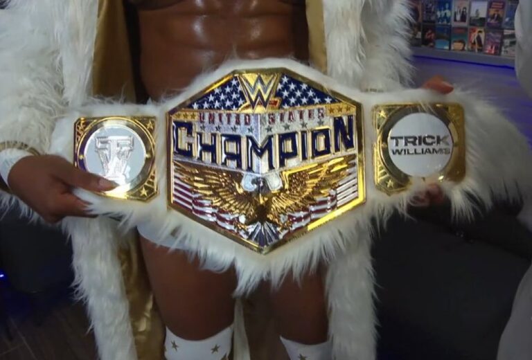 Trick Williams Gifted Custom US Championship On WWE SmackDown
