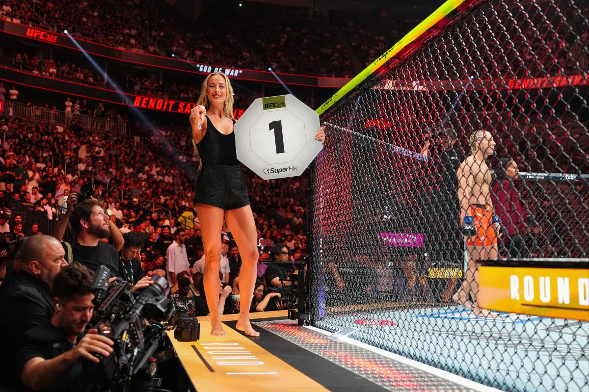 Sophie Cunningham Serves As Guest Octagon Girl For UFC 329