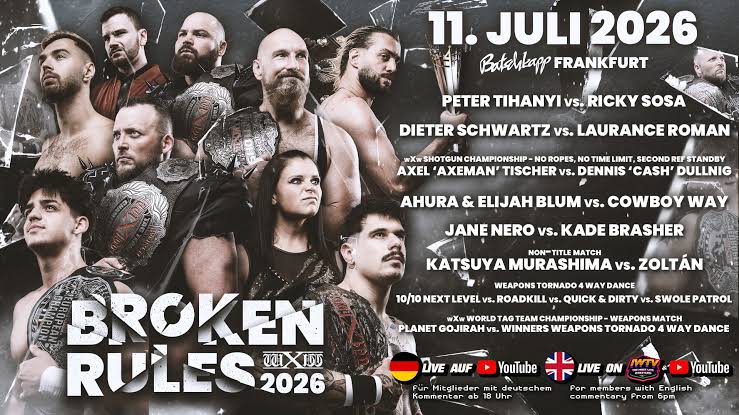 wXw Broken Rules Results (7/11): Ricky Sosa Competes