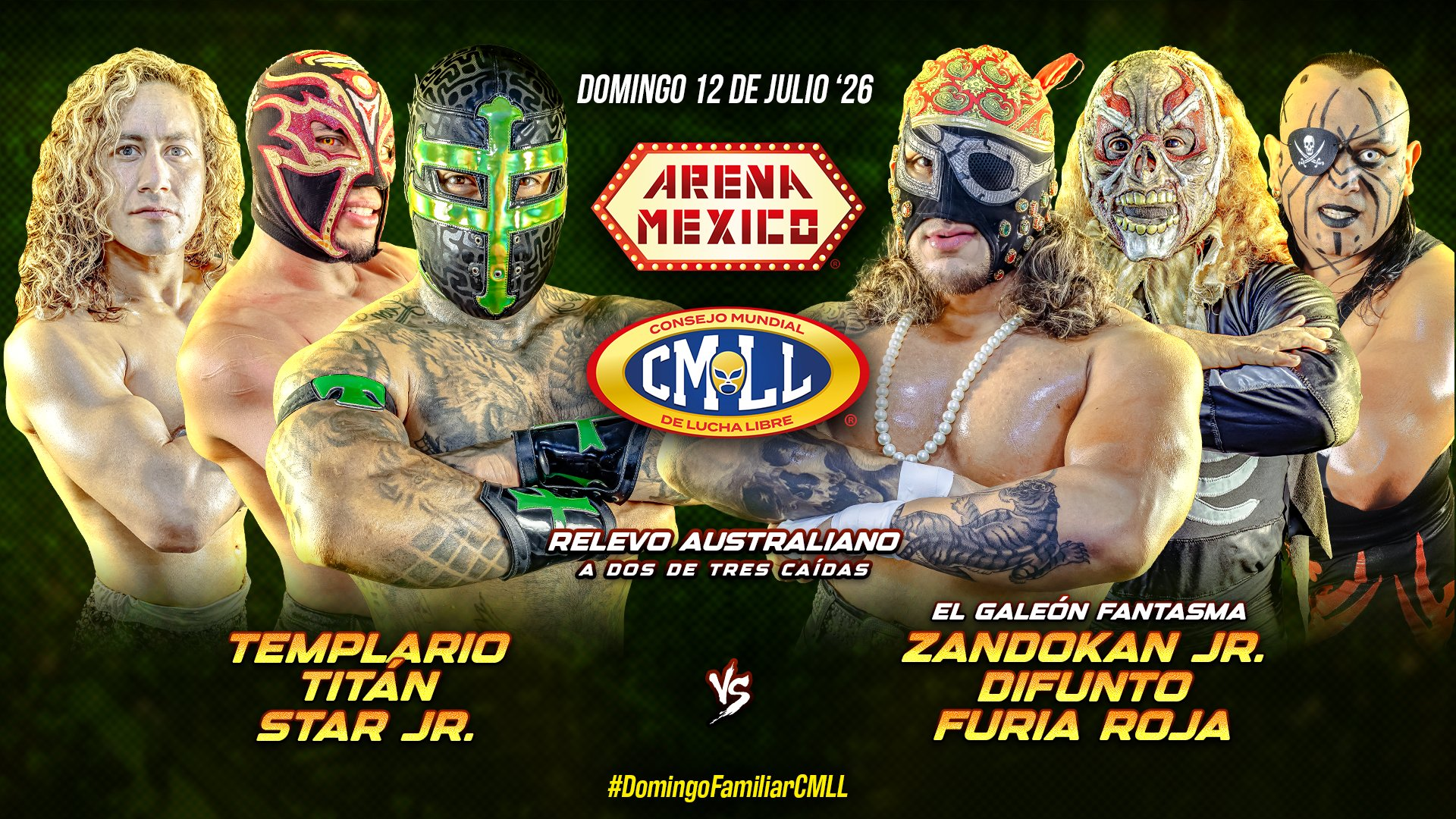CMLL Domingo Familiar Results (7/12/2026)