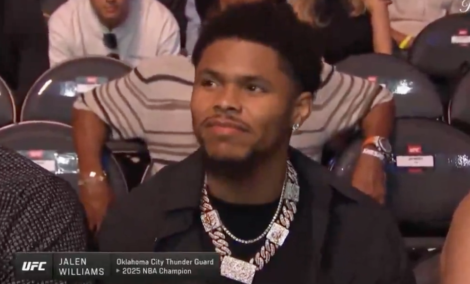 Jalen Williams Reacts To UFC Error In Identifying Shakur Stevenson