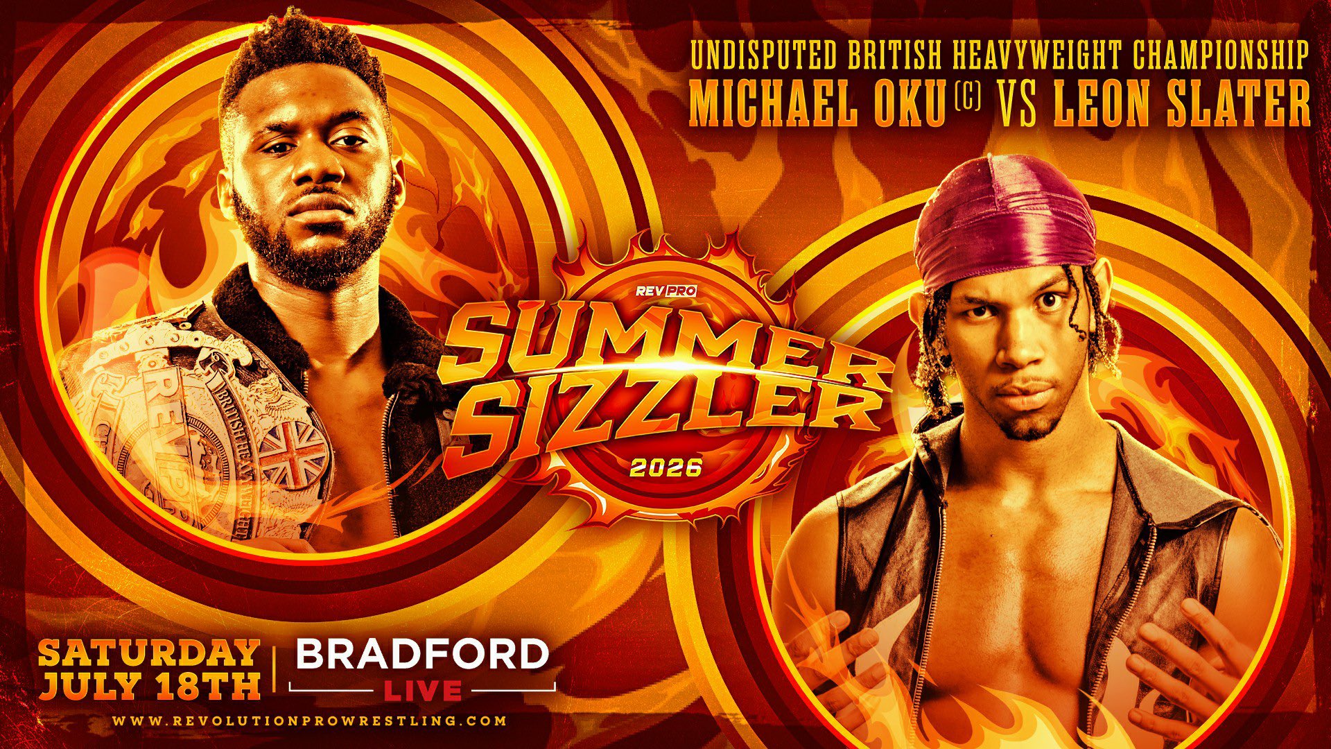 Leon Slater Challenging Michael Oku For RevPro Undisputed British Heavyweight Title At Summer Sizzler