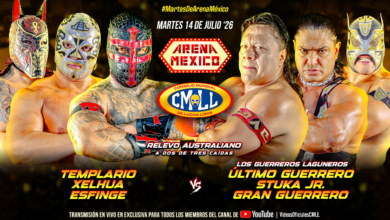 CMLL Martes de Arena México Results (7/14/2026)