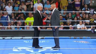 Adam Pearce, Gunther, Saturday Night's Main Event announcement