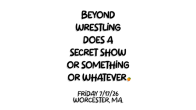 Beyond Wrestling Does A Secret Show Or Something Or Whatever Results (7/17)
