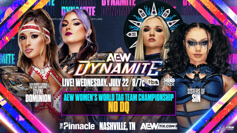 AEW Women’s Tag Team Title Bout, More Added To 7/22 AEW Dynamite