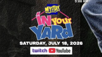 mystery wrestling in your yard
