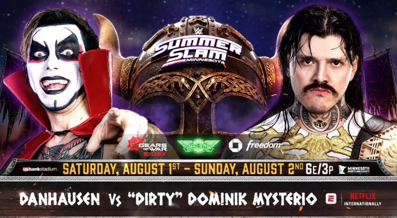Danhausen vs. Dominik Mysterio Set For WWE SummerSlam