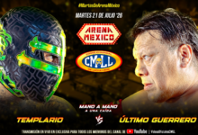 CMLL Martes de Arena Mexico Results (7/21/2026)