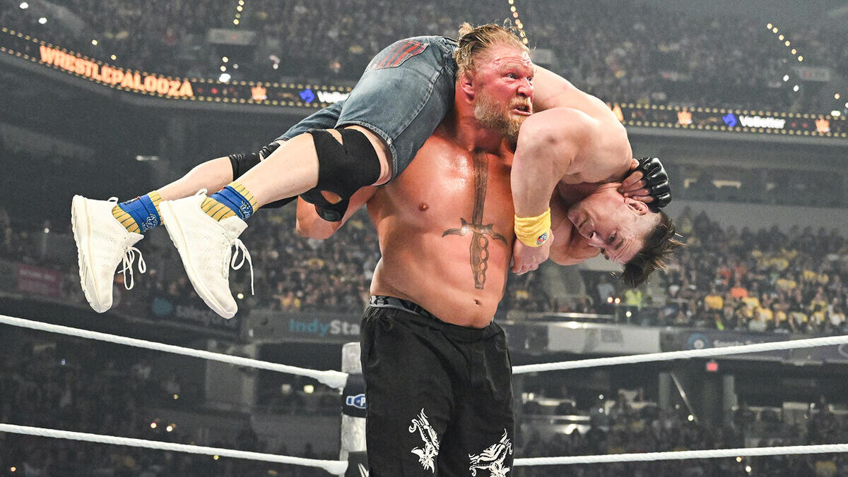 john cena, brock lesnar