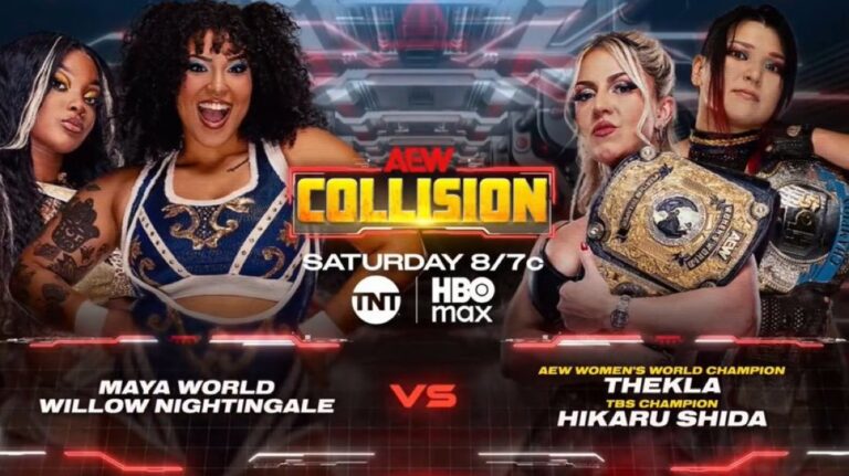 Thekla And Hikaru Shida To Team On 7/25 AEW Collision