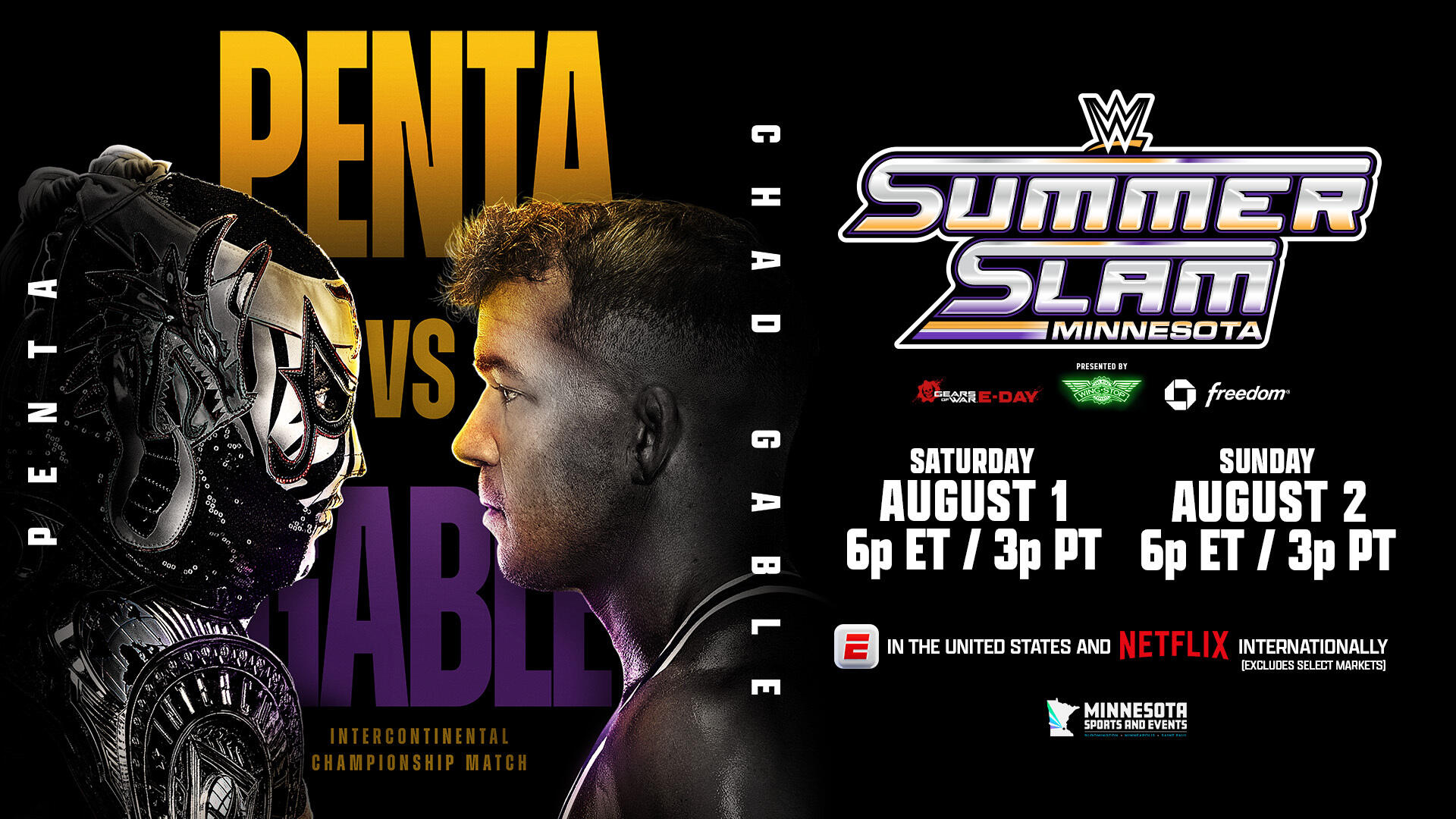 ESPN Expecting One Of First-Hour Matches At WWE SummerSlam To Be Penta vs. Chad Gable