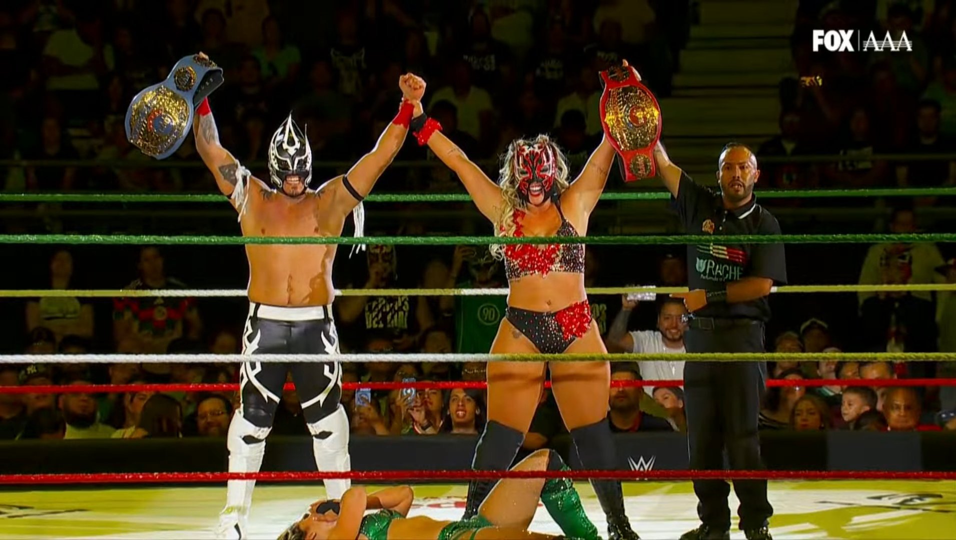 La Hiedra & Laredo Kid Def. Lola Vice & Mr. Iguana To Win AAA World Mixed Tag Team Titles At Verano de Escándalo