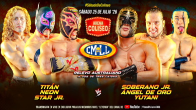 CMLL Sábado De Coliseo Results (7/25/2026)