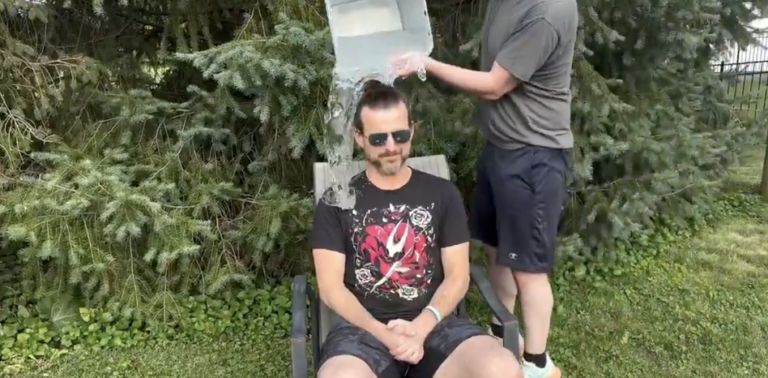 Adam Cole Does ALS Ice Bucket Challenge To Support Rebel