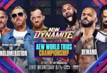 conglomeration, orange cassidy, kyle o'reilly, roderick strong, demand, ricochet, toa liona, bishop kaun