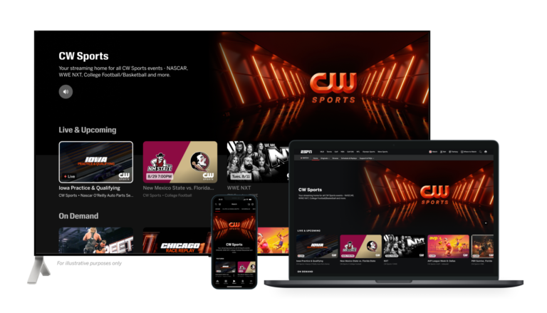 CW Sports Live On ESPN Unlimited To Begin On August 4
