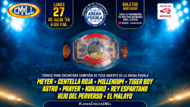 CMLL Lunes Clásico Results (7/27/2026)