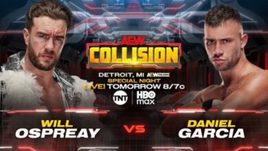 Will Ospreay Daniel Garcia AEW Collision