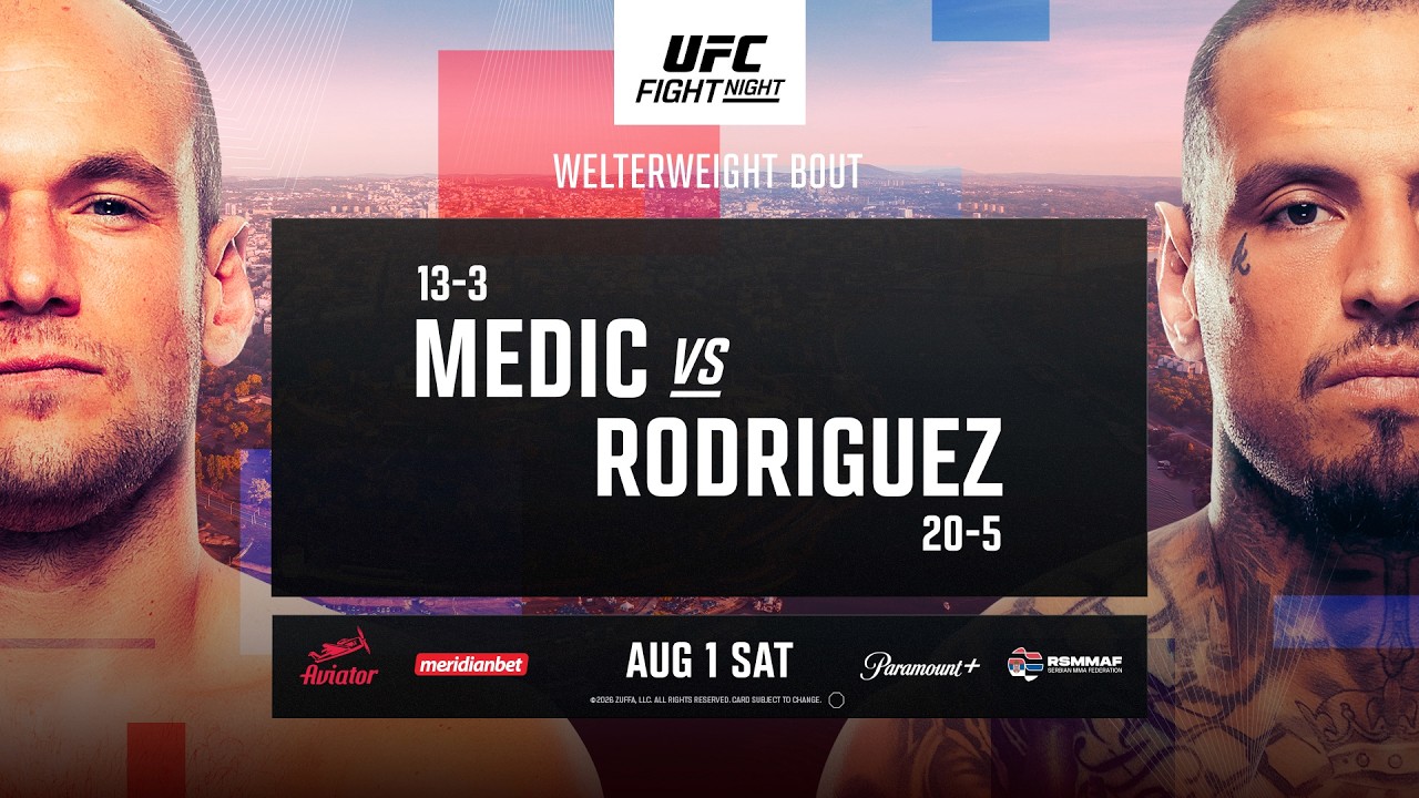 UFC Fight Night: Medic vs. Rodriguez Results