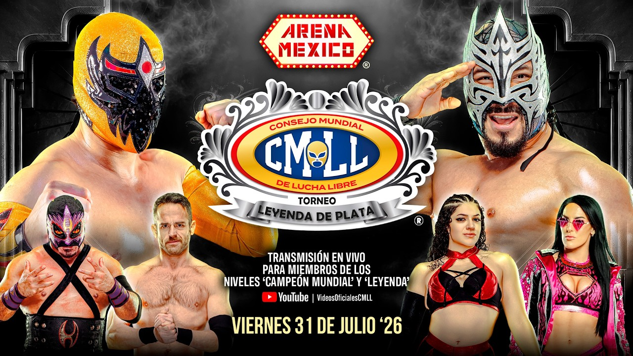 CMLL Leyenda de Plata Results (7/31/2026): Máscara Dorada def. Komander To Win The Tournament, Three Title Matches, More