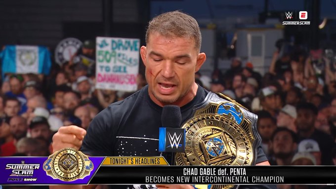 Chad Gable Reflects On Shoulder Injury After Winning Intercontinental Title At WWE SummerSlam