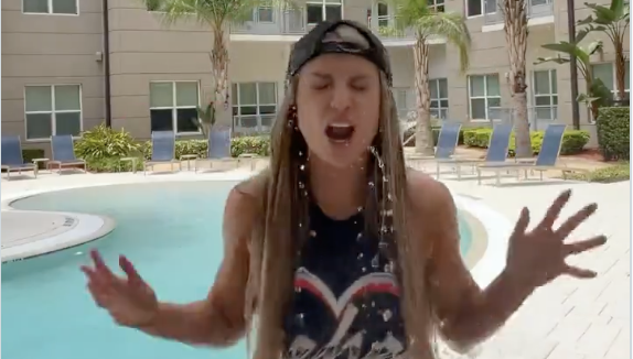 Harley Cameron Takes ALS Ice Bucket Challenge To Support Rebel