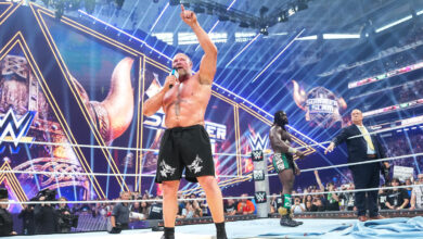 Brock Lesnar, Oba Femi, Paul Heyman