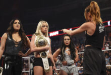 Raquel Rodriguez, Liv Morgan, Roxanne Perez, Becky Lynch