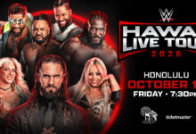 WWE Hawaii, Seth Rollins, Sol Ruca, Liv Morgan, Oba Femi, Jacob Fatu, The Usos, Jey Uso, Jimmy Uso