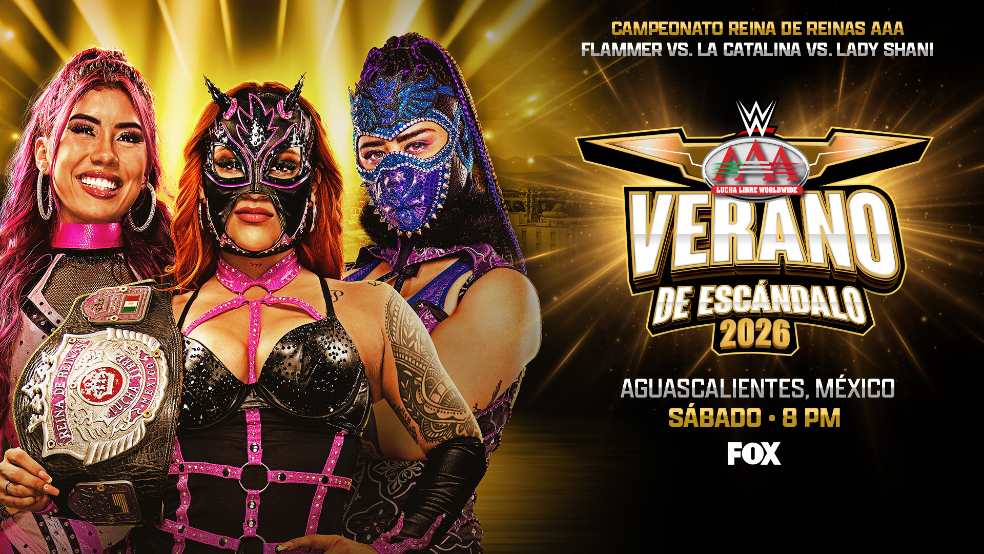 Reina de Reinas Title Bout Added To 8/8 AAA Verano De Escándalo