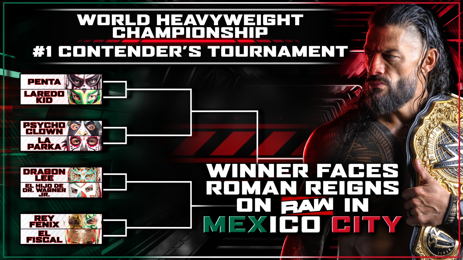 Particpants Announced For Tournament To Face Roman Reigns In Mexico City