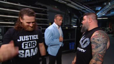 Kevin Owens, Nick Aldis, Sami Zayn