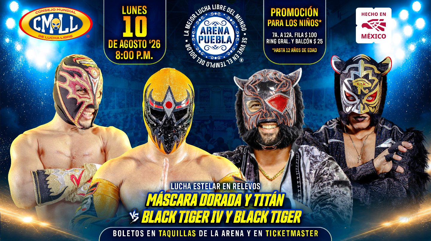 CMLL Lunes Clásico Results (8/10/2026)