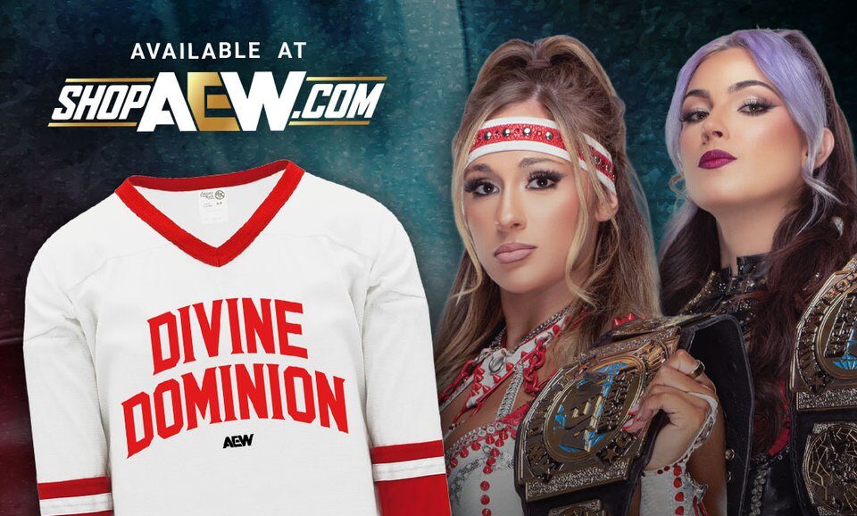 Divine Dominion Hockey Jersey Now Available, WWE NXT Highlights, More | Fight Size