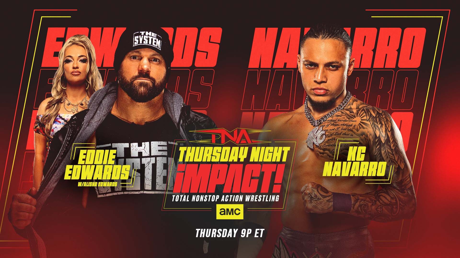 Eddie Edwards vs. KC Navarro, More Added To 8/13 TNA iMPACT!
