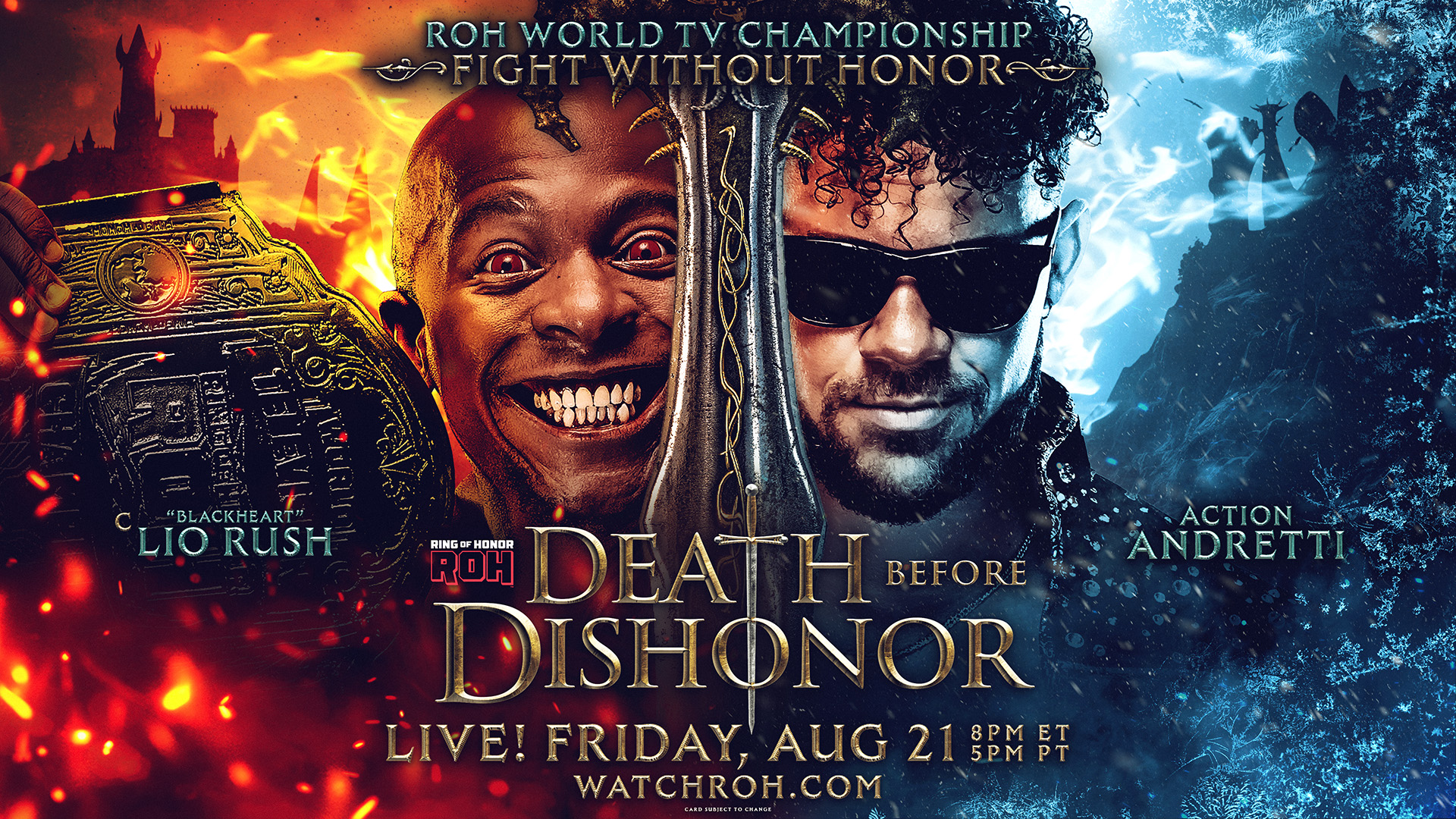 Two Title Bouts Added To ROH Death Before Dishonor
