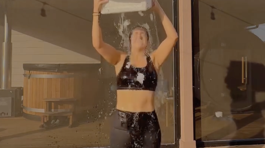 Bayley Takes ALS Ice Bucket Challenge To Support Rebel