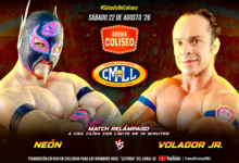 CMLL Sábado De Coliseo Results (8/22/2026)
