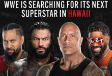 The Rock, The Usos, Roman Reigns, Jey Uso, Jimmy Uso, The Bloodline