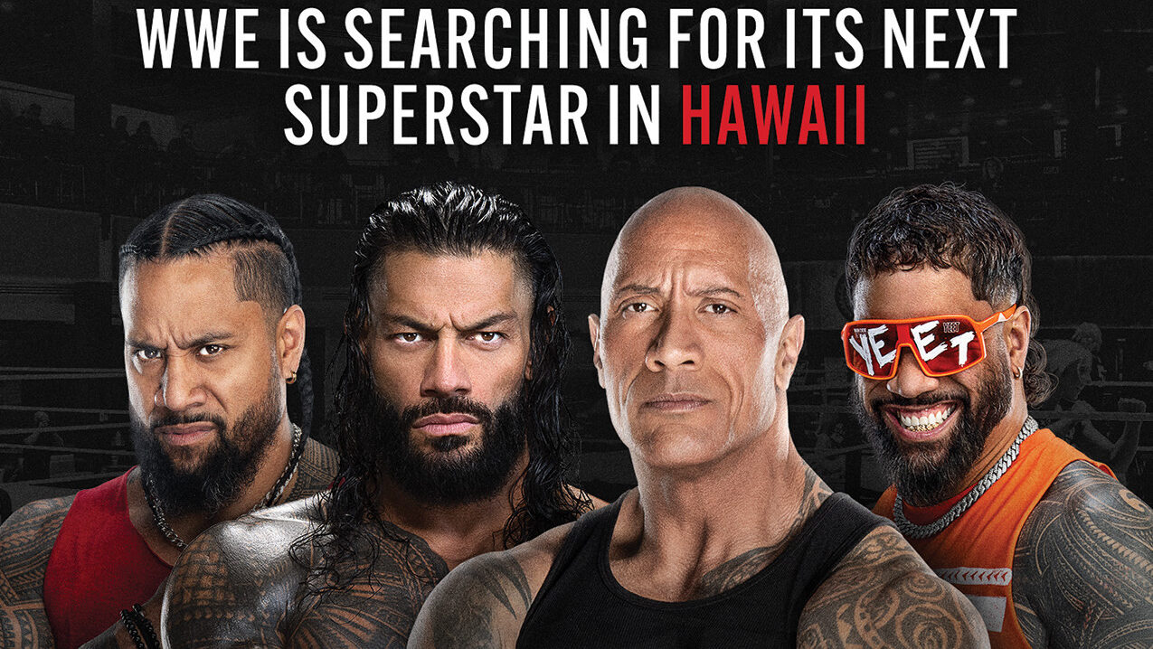 The Rock, The Usos, Roman Reigns, Jey Uso, Jimmy Uso, The Bloodline