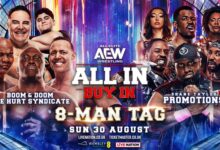 Big Boom AJ, QT Marshall, Bobby Lashley & Shelton Benjamin vs Shane Taylor Promotions at AEW All In Buy In
