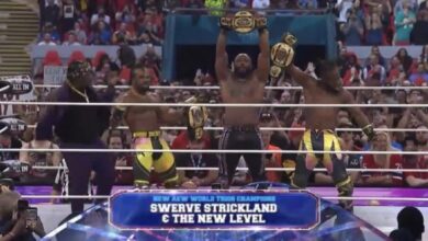 Swerve Strickland, New Level (Austin Creed and Kofi) at AEW All In