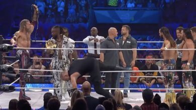 aew all in adam copeland christian cage young bucks ftr motor city machine guns new level