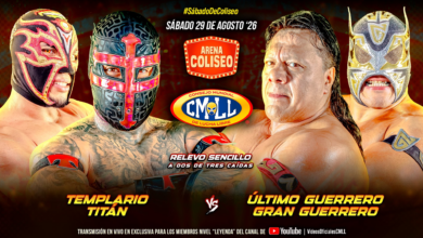 CMLL Sábado De Coliseo Results (8/29/2026)