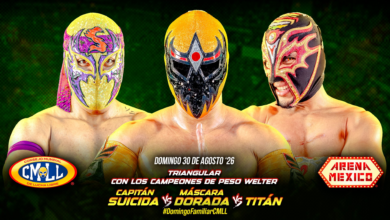 CMLL Domingo Familiar Results (8/30/2026)