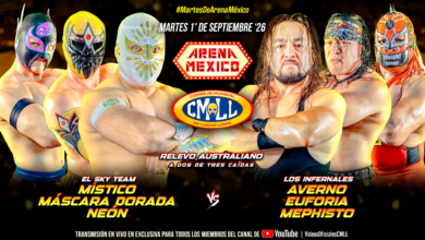 CMLL Martes de Arena Mexico Results (9/1/2026)