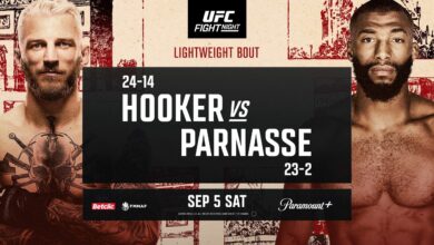 ufc fight night hooker parnasse