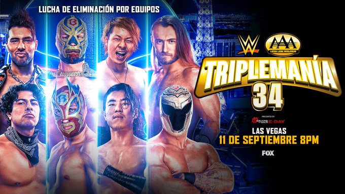 LWO vs. Los Americanos vs. Tokyo Bad Boys vs. Fraxiom AAA Triplemania 34